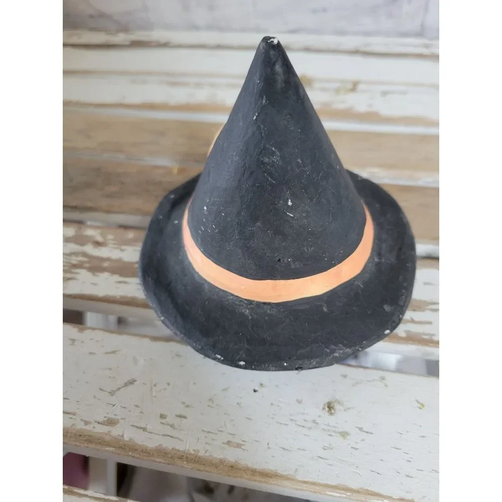 Pumpkin hat‎ witch vintage look alike Halloween hom